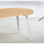 Table extensible, table de salle à manger, table de bureau, table basse, pieds en métal, plateau en MDF, 100/140 / 180x100x75cm, couleur chêne-125538194-125538197