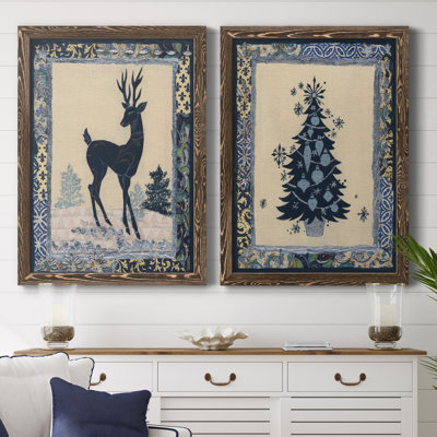 " Deer Silhouette " 2 - Pieces