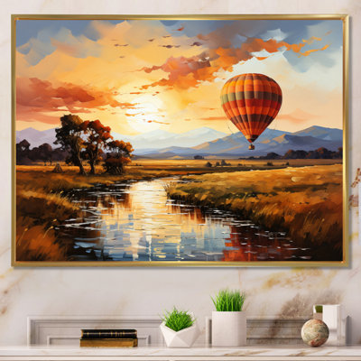 " Red Hot Air Ballon II "