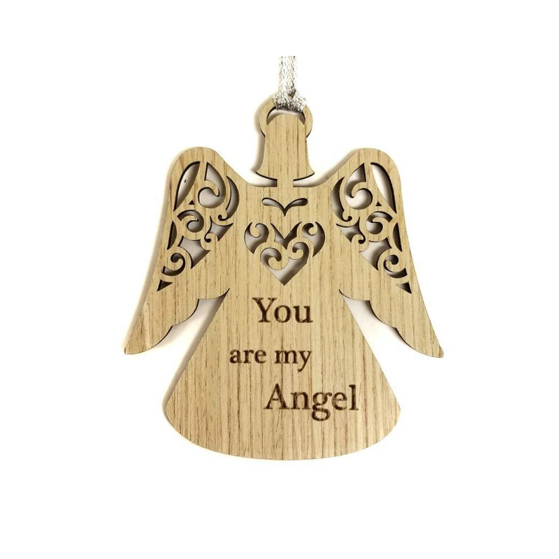 Ornement figurine suspendu en forme de ange