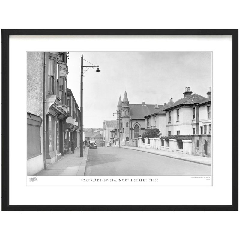 Portslade By Sea, North Street C1955 by Francis Frith - Single Picture Frame Print, 60cm H x 80cm W x 2.3cm D