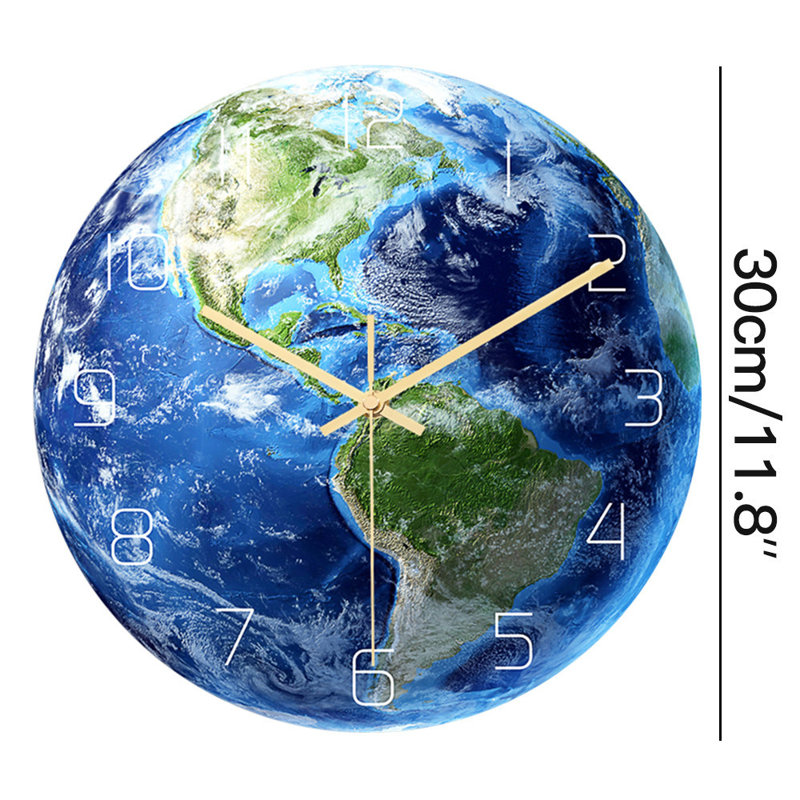 DIY Wall Clock 3D Mirror Sticker Home Office Decor Clock