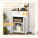 Style Cabinet White, Double Doors, Drawer, Adjustable Shelf For Bedroom And Living Room Storage Needs White Cabinet. Kitchen Sideboard With Ample Storage. Doors & Shelf. Tipping Feature. 23.5"W X
