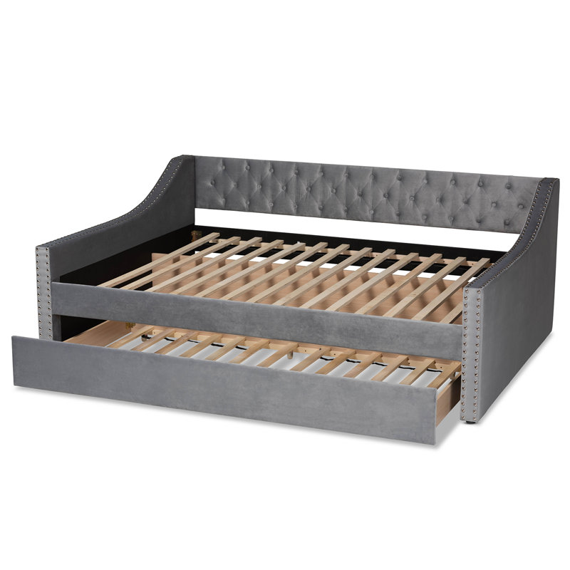 Kylah Upholstered Daybed, Gray, Queen
