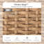 280.92 cm W U-Shaped Patio Corner Sofa Set with Cushions