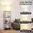 4-Tier Floor Lamp With Shelves, Adjustable Color Temperature & Modern Design