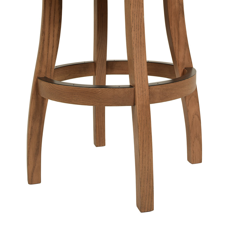 Tabouret tournant 30 "avec accoudoirs Boden-Rose, Tabouret de bar (siège d'une hauteur de 31 po)