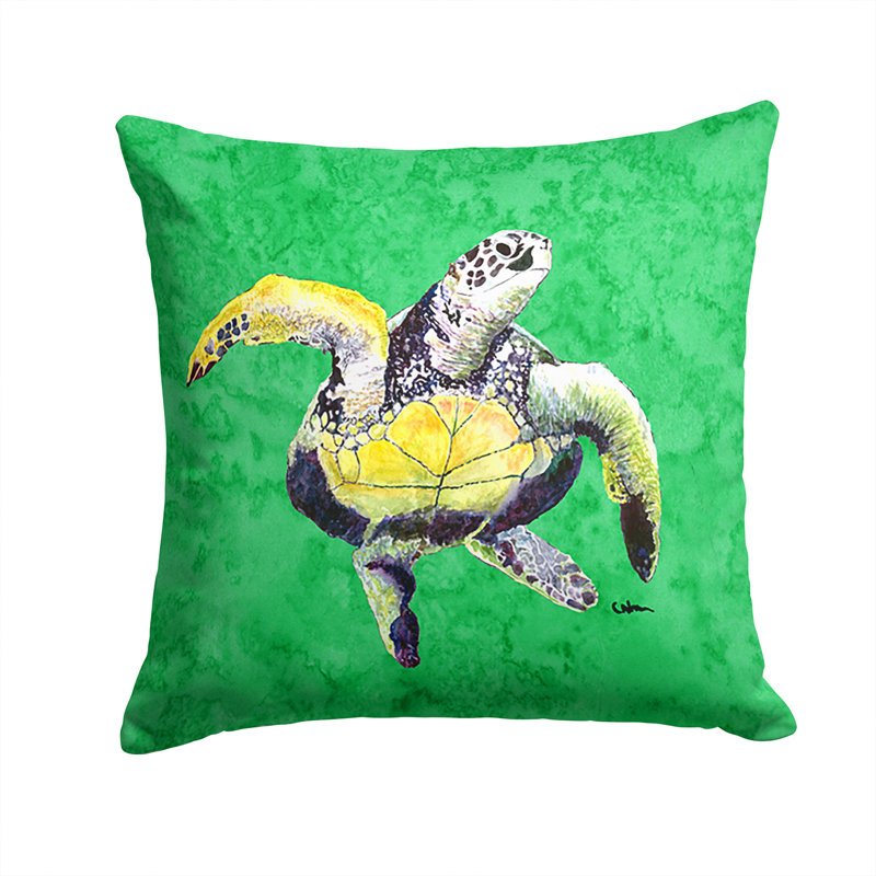 Turtle Outdoor Throw Pillow