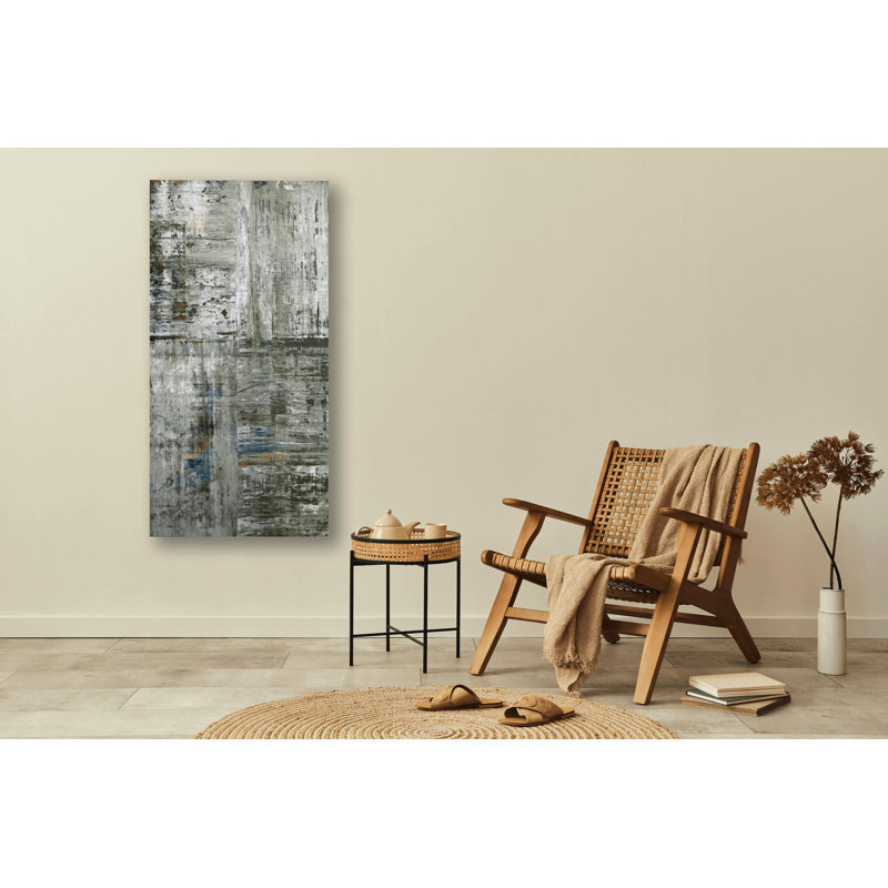Green Cross By John Beard- Gallery Wrapped Canvas Print by John Beard, 48" H x 24" W x 1" D, Unframed