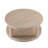 " Large Curved Oak Coffee Table: 2-tier Traditional Round Design | Spacious Centre Table For Living Room & Office Spaces