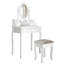 Ensemble coiffeuse et tabouret Edna