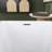 43.3'' x 27.6'' Freestanding Soaking Acrylic Bathtub