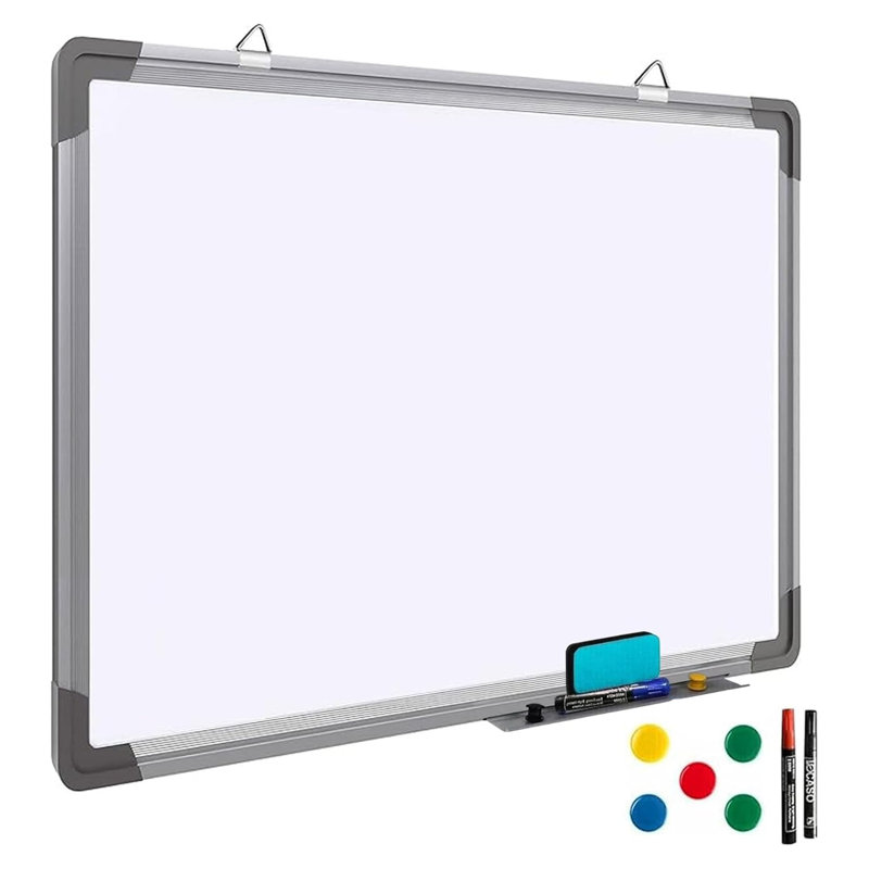 600 x 900 mm Magnetic Wall Mounted Whiteboard With Pen Tray