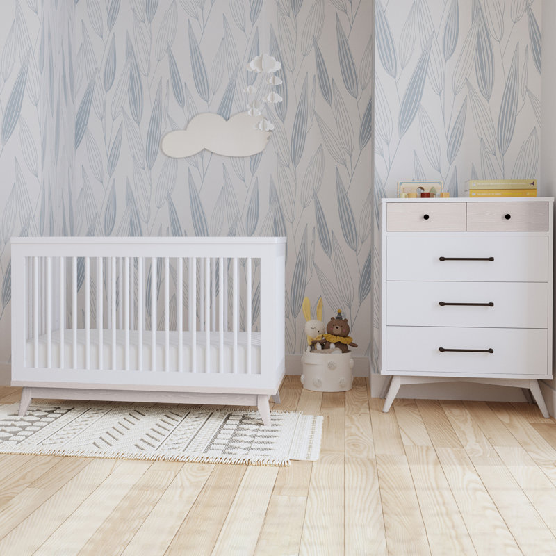 Gemi 2 -in-1 Convertible Crib
