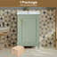 Meuble-lavabo de 20 po, lavabo en céramique, meuble-lavabo moderne à tablettes et beaucoup d'espace, option efficace-121099518