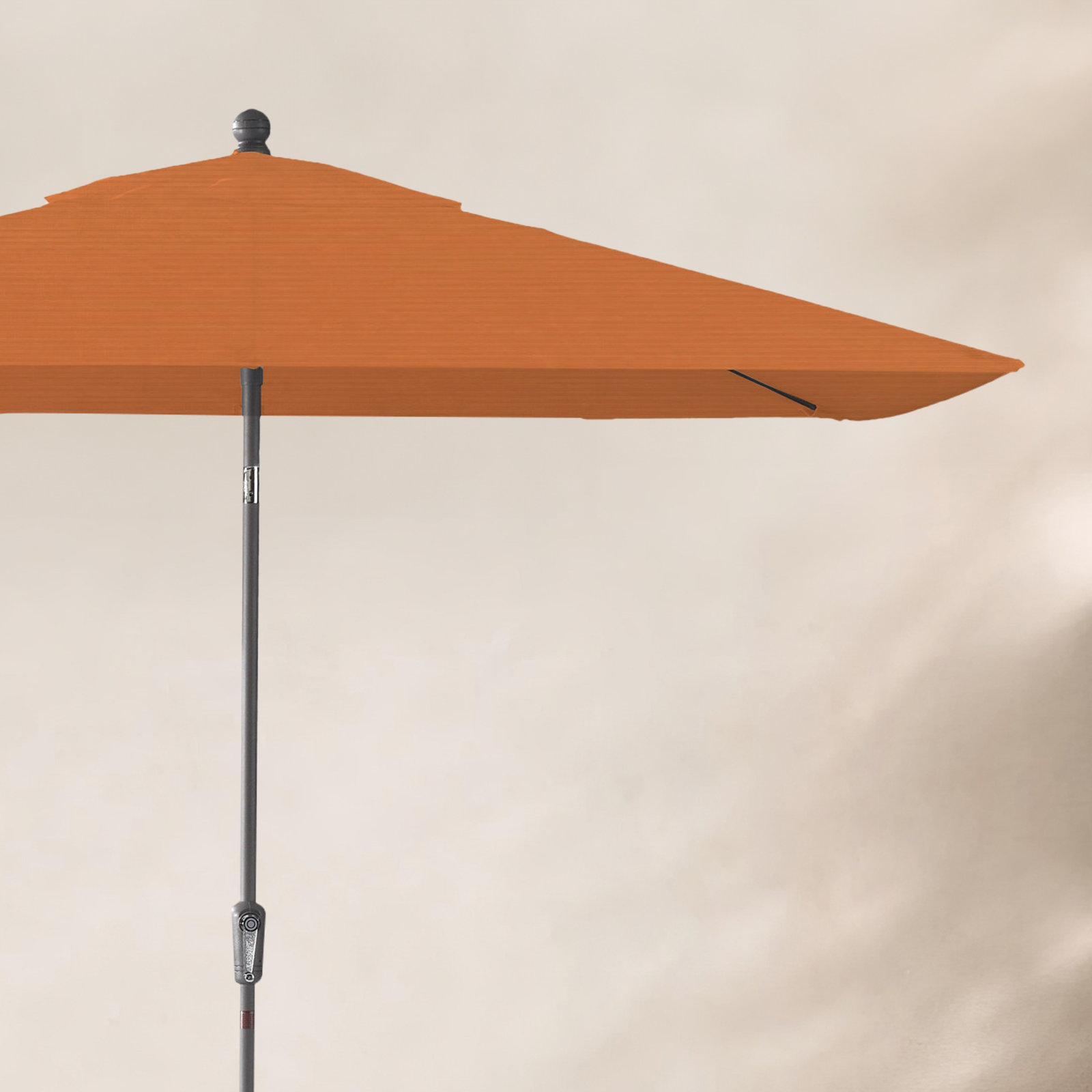 Natalie 8.6' Umbrella, Starring Gray, Canvas Tuscan Sunbrella® Canvas