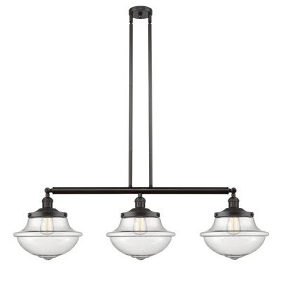 Luminaire suspendu pour îlot de cuisine 3 lumières Lemus