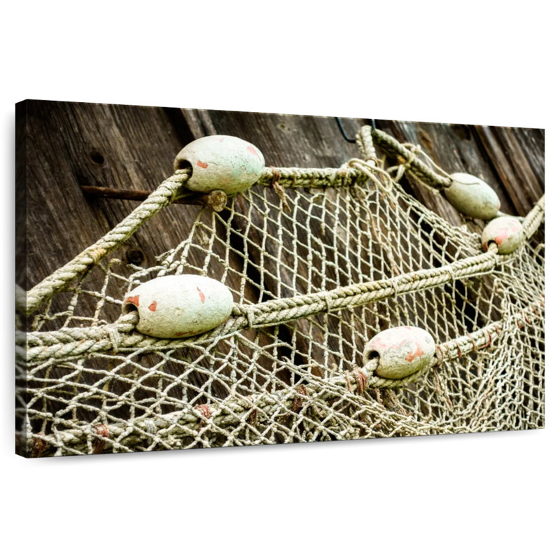 Filet de pêche Senne à bord, H 30 po x l 45 po