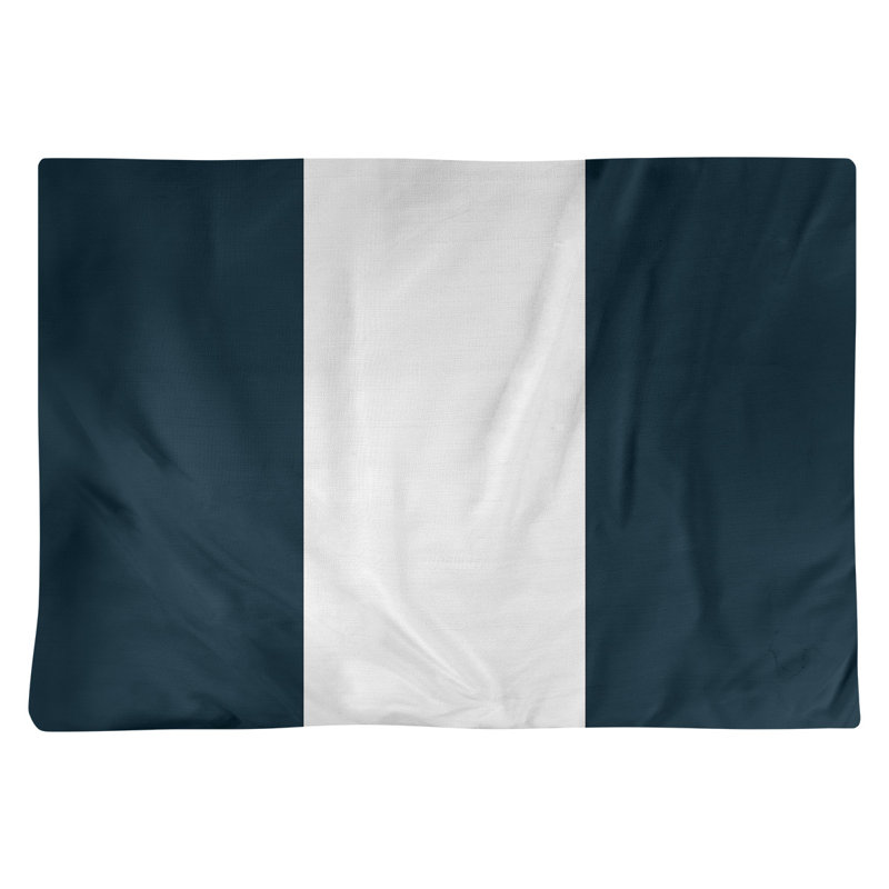 Récapitulatif 18" à rayures de football Houston, Bleu marine / blanc