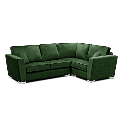 Quade 4 Seater Velvet Corner Sofa 