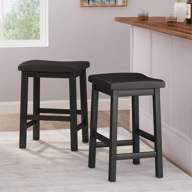 Tabouret 24 po, Noir