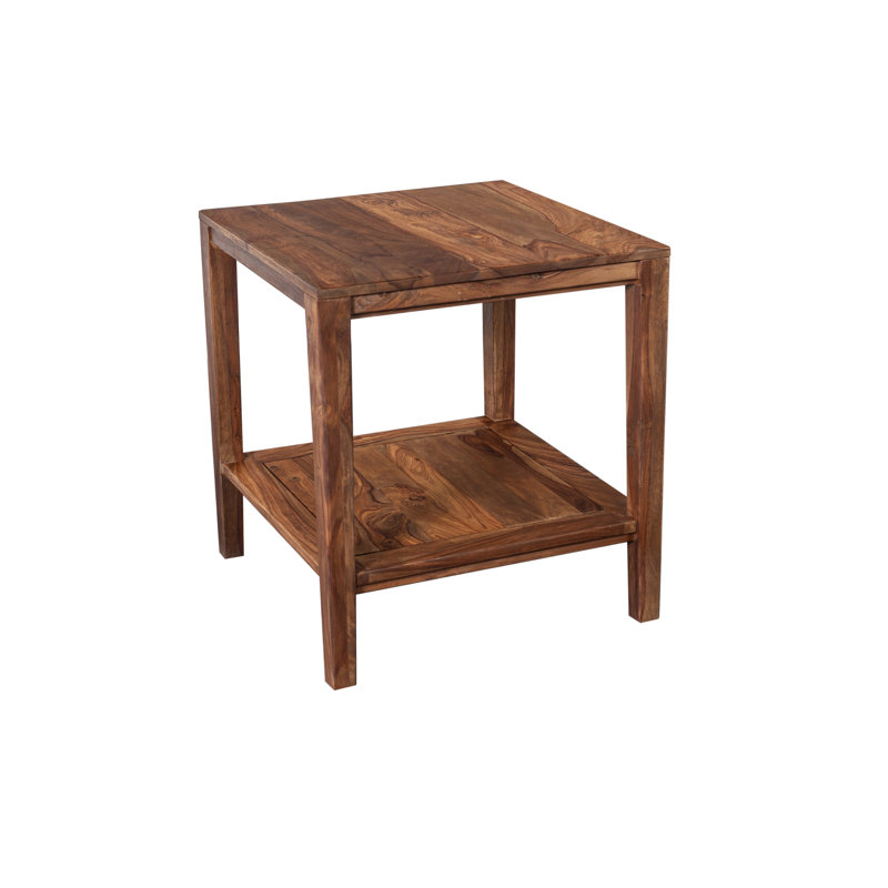 Mariann Solid Wood End Table, Natural