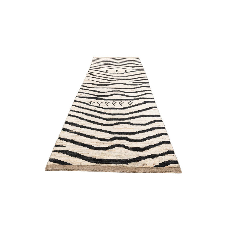 Tapis de couloir ivoire