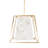Stacey Chandelier - Gilded Gold - Large