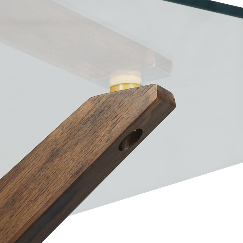 Table basse Walter, H 29,61 po x l 74,8 po x P 39,37 po, Brun