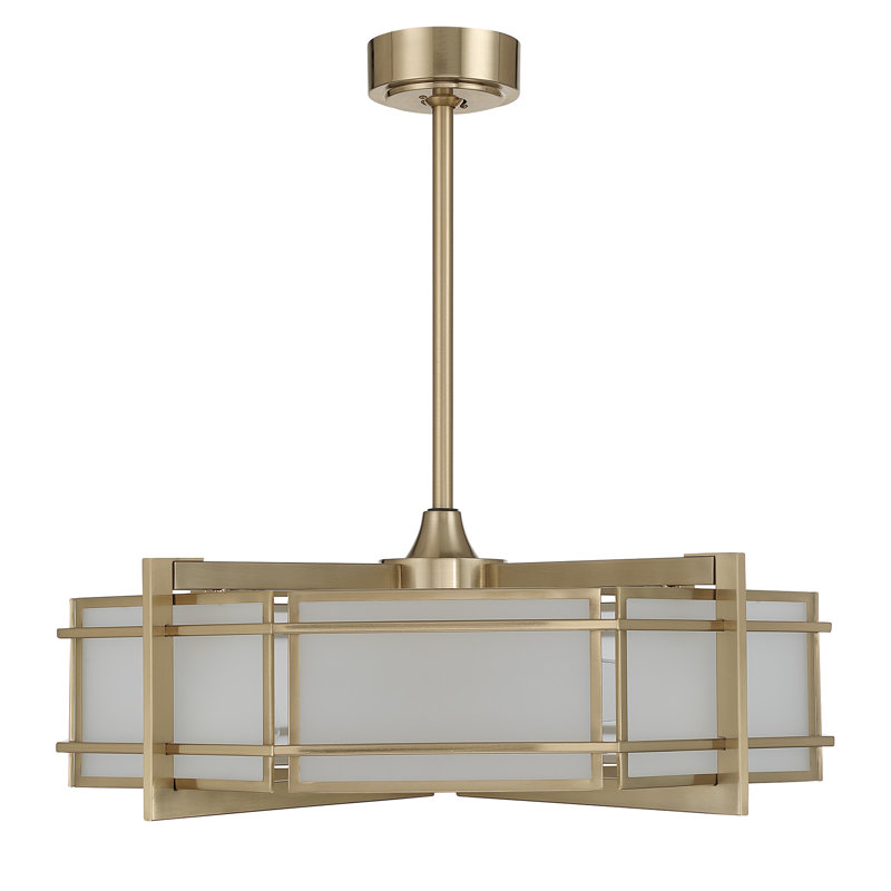 Ventilateur 12 lumières D'Lier en laiton noble
