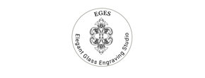 Logo Elegant Glass Engraving Studio