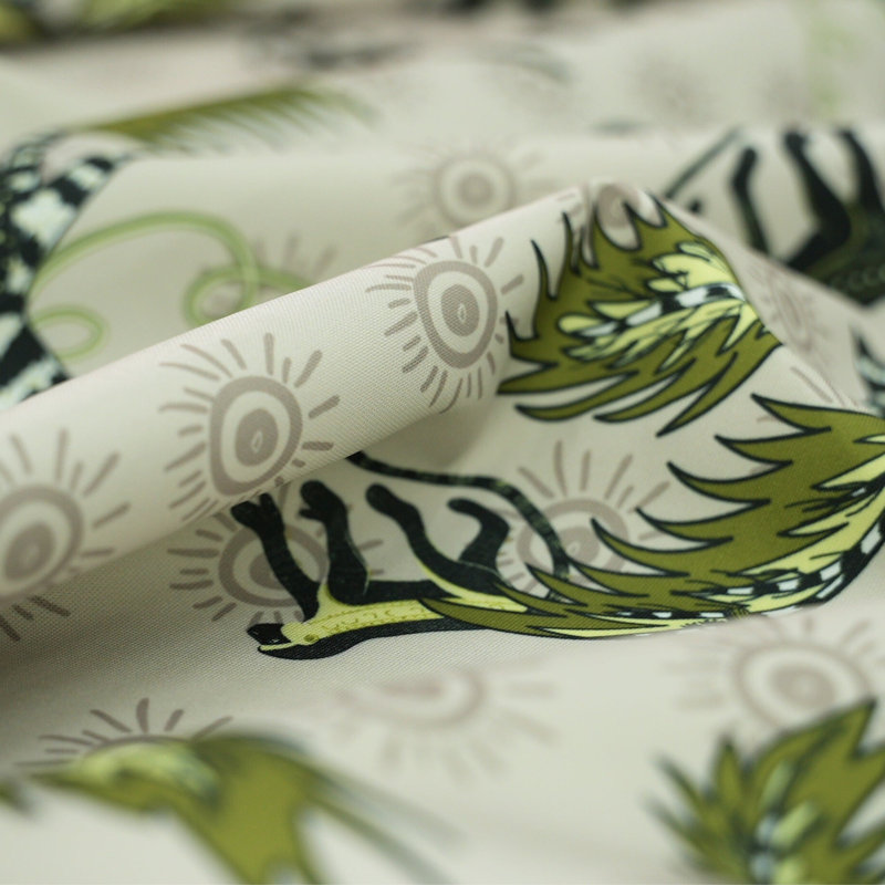 Monkey Palm Outdoor Fabric, Savannah
