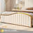 Callisburg Upholstered Queen Bed Frame with Harp Headboard & Footboard, Cream-763182682-763182686