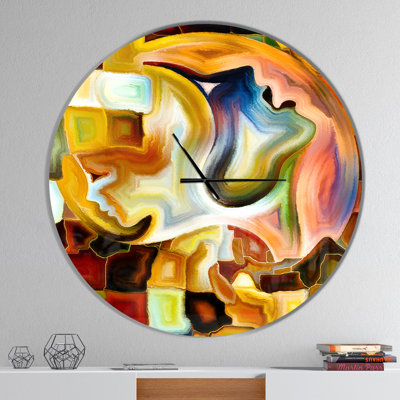 Way of Inner Paint - Modern wall clock
