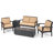Hilmarsson 4 - Person Patio Conversation Set with Cushions-1758344780