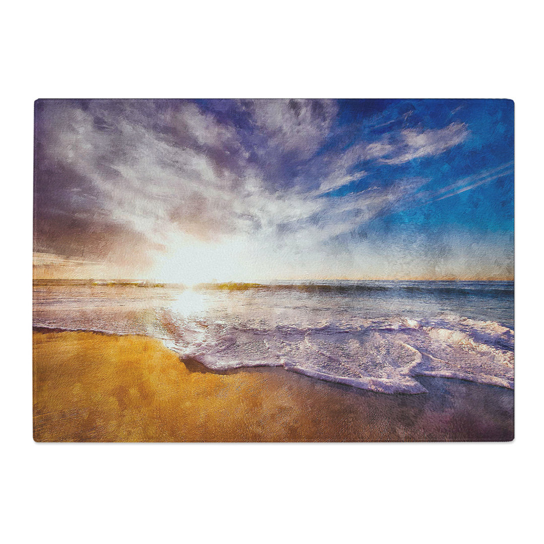 Sunset over a Californian Beach Chopping Board