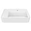 Whitehaus Collection 30" Rectangular Wall Mount Basin With Faucet Drilling And Rear Centre Drain Location-112292364