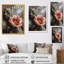 Impression sur toile de cactus orange et vert I - Floral-739355837-739355836