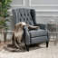Fauteuil inclinable capitonné en tissu-1924941169