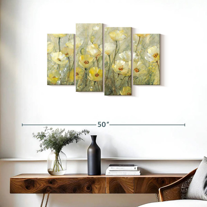 Été en fleurs II, H 22 po x l 36 po