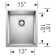 Precision 18" L x 15" W Undermount Bar Sink