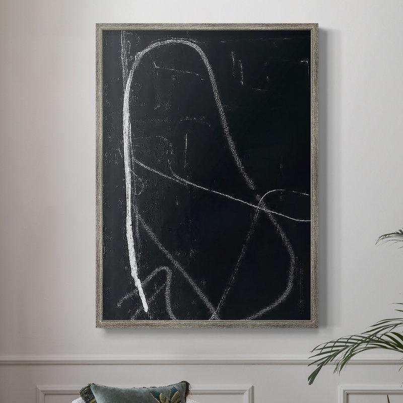 Série ABSTRACT DCxxxv, reproduction encadrée - bois massif, H 11 po x l 9 po