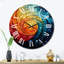 Courtni - Horloge murale abstraite-2073476442