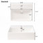 Meuble-lavabo de 20 pouces avec lavabo en céramique et beaucoup de rangement-502567560