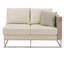 Canapé à accoudoirs carrés rembourrés avec coussin Taisei