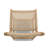 Yvaine Franc 25" Teak Patio Bar Stool