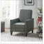 Fauteuil inclinable manuel en lin-1572612967