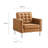Modway Loft Tufted Vegan Leather Armchair and Ottoman Set-88314074