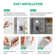 Wireless Motion Sensor Disc Wall Light - Dimmable LED Night Light With Remote Control
