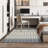 Imitation Cashmere Geometric Striped Carpet-115294610